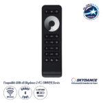 GloboStar® 71573 RS6 SKYDANCE Ασύρματο Χειριστήριο Αφής RF 2.4Ghz 4 Καναλιών για όλα τα Μονόχρωμα 4 Καναλιών SKYDANCE Controller DC 3V 2 x AAA - IP20 Μαύρο Μ15.5 x Π4.5 x Υ1.9cm - 5 Years Warranty