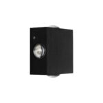 GLOBOSTAR® HIKARI 60686 Μοντέρνο Φωτιστικό Τοίχου - Απλίκα LED 8W 1000lm 30° AC 220-240V Αδιάβροχο IP65 Θερμό Λευκό 2700K - CREE XPE Chip & TÜV SÜD Driver - Μαύρο Ματ - Μ9 x Π4 x Υ9cm - 5 Χρόνια Εγγύηση - Image 2