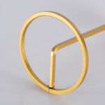 GloboStar® EVELYN 35107 Κηροπήγιο Μεταλλικό Χρυσό Φ9.5 x Υ23.5cm - Image 4