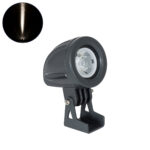 GloboStar® TREELIGHT-TREEDITA 90475 Σποτ Φωτισμού Ειδικό για Φυτά - Δέντρα LED 3W 345lm 8° DC 24V Αδιάβροχο IP67 Μ5.7 x Π6.5 x Υ9.8cm Φυσικό Λευκό 4500K - Γκρι Ανθρακί - 3 Years Warranty - Image 2