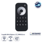 GloboStar® 73121 RT8 SKYDANCE Ασύρματο Χειριστήριο Αφής RF 2.4Ghz 8 Group για όλα τα Μονόχρωμα SKYDANCE Controller DC 3V 2 x AAA - IP20 Μ12.2 x Π5.3 x Υ1.7cm - 5 Χρόνια Εγγύηση