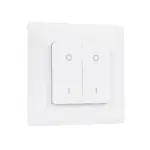 GloboStar® 73122 PF1-2 SKYDANCE Ασύρματο Επιτοίχιο Χειριστήριο 2 Group  RF 2.4Ghz DC3V IP20 - Μ8.5 x Π8.5 x Υ1.7cm - 5 Χρόνια Εγγύηση - Image 2