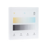 GloboStar® 73151 T12-S SKYDANCE Ασύρματο DMX512 Επιτοίχιο Χειριστήριο RF 2.4Ghz 1 Group για όλα τα SKYDANCE DMX512 Controller AC 100-240V Max 0.1A - IP20 Μ8.5 x Μ8.5 x Π8.5 x Υ3.5cm - 5 Χρόνια Εγγύηση - Image 2