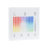 GloboStar® 73152 T13-S SKYDANCE Ασύρματο DMX512 Επιτοίχιο Χειριστήριο RF 2.4Ghz 1 Group για όλα τα SKYDANCE DMX512 Controller AC 100-240V Max 0.1A - IP20 Μ8.5 x Μ8.5 x Π8.5 x Υ3.5cm - 5 Χρόνια Εγγύηση - Image 2