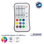 GloboStar® 73158 R9 SKYDANCE Ασύρματο Χειριστήριο RF 2.4Ghz 1 Group για όλα τα Πολύχρωμα SKYDANCE Controller DC 3V 1 x CR2032 - IP20  Μ10.7 x Π5.8 x Υ1cm - 5 Χρόνια Εγγύηση