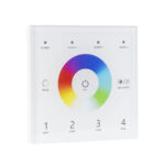 GloboStar® 73161 T13 SKYDANCE Ασύρματο DMX512 Επιτοίχιο Χειριστήριο RF 2.4Ghz 4 Group για όλα τα SKYDANCE DMX512 Controller AC 100-240V Max 0.1A - IP20  Μ8.5 x Π8.5 x Υ3.5cm - 5 Χρόνια Εγγύηση - Image 2