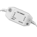 GLOBOSTAR® DIMMERANO 73305 Διακόπτης On/Off & Dimming με 1 x 5A 120W Κανάλι DC 12-24V 5A 120W Max IP20 - Λευκό - Μ25 x Π2.3 x Υ1.1cm - 2 Χρόνια Εγγύηση - Image 3
