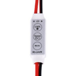 GLOBOSTAR® DIMMERANO 73307 Διακόπτης On/Off & Dimming με 1 x 6A 144W Κανάλι DC 12-24V 6A 144W Max IP20 - Λευκό - Μ30 x Π1.3 x Υ0.6cm - 2 Χρόνια Εγγύηση - Image 3