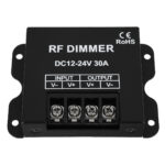 GLOBOSTAR® DIMMERME 73310 Dimmer με RF Ασύρματο Χειριστήριο με 1 x 30A 720W Κανάλι DC 12-24V 30A 720W Max IP20 - RF2.4Ghz - Μ8.7 x Π6.2 x Υ2cm - 2 Χρόνια Εγγύηση - Image 3