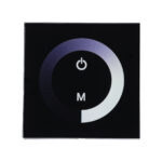 GLOBOSTAR® DIMTOUCH 73318 Dimmer Τοίχου με Touch Panel με 1 x 12A 288W Κανάλι DC 12-24V 12A 288W Max IP20 - Μ9 x Π9 x Υ3.5cm - 2 Χρόνια Εγγύηση - Image 3