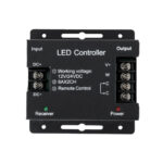 GLOBOSTAR® CCTCONTROLLER 73351 Σετ Dimmer / Controller με RF Ασύρματο Χειριστήριο με 2 x 6A 144W Κανάλια DC 12-24V 12A 288W Max IP20 - RF2.4Ghz SYNC - Μ8.3 x Π8.3 x Υ3.2cm - 2 Χρόνια Εγγύηση - Image 3
