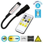 GloboStar® 73354 Ασύρματο LED CCT Controller με Χειριστήριο RF 2.4Ghz DC 5-24V Max 192W
