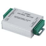 GloboStar® 73395 High Speed LED Amplifier 5 Channels - Ενισχυτής Σήματος Υψηλών Ταχυτήτων LED 5 Καναλιών DC 12-24V RGBW+WW Max 360W Μ10.5 x Π6.3 x Υ2.3cm - Image 2