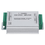 GloboStar® 73395 High Speed LED Amplifier 5 Channels - Ενισχυτής Σήματος Υψηλών Ταχυτήτων LED 5 Καναλιών DC 12-24V RGBW+WW Max 360W Μ10.5 x Π6.3 x Υ2.3cm - Image 3