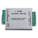 GloboStar® 73395 High Speed LED Amplifier 5 Channels - Ενισχυτής Σήματος Υψηλών Ταχυτήτων LED 5 Καναλιών DC 12-24V RGBW+WW Max 360W Μ10.5 x Π6.3 x Υ2.3cm - Image 6