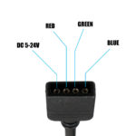GloboStar® 73429 Ασύρματος LED RGB Controller με Χειριστήριο RF 2.4Ghz DC 5-24V Max 144W - Image 3