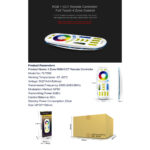 GloboStar® 73434 FUT092 Mi-Light Ασύρματο Χειριστήριο Αφής RF 2.4Ghz 4 Group για όλα τα RGBW+WW Mi-BOXER Controller DC 3V 2 x AAA - IP20 Λευκό - Μ13.7 x Π5.5 x Υ2cm - 5 Years Warranty - Image 3