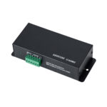 GLOBOSTAR® RGBCONTROLLER 73490 DC DMX Master Dimmer / Controller / Decoder Υψηλής Ταχύτητας με 3 x 8A 192W Κανάλια DC 12-24V 24A 576W Max IP20 - DMX512 & RDM - Μ16 x Π9 x Υ6cm - 2 Χρόνια Εγγύηση - Image 3