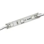 GLOBOSTAR® MODULARI 73703 Module LED 0.8W 64lm 120° DC 12V Αδιάβροχο IP65 3 x SMD5050 Chip Κόκκινο Dimmable - Μ8.6 x Π1.2 x Υ0.5cm - Πακέτο 20 Τεμαχίων - 3 Χρόνια Εγγύηση