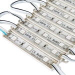 GloboStar® 73705 20 Τεμάχια x LED Modules 3 x SMD 5050 0.8W 50lm DC 12V - Αδιάβροχο IP66 - Μπλε - 2 Χρόνια Εγγύηση - Image 5