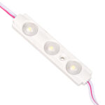 GLOBOSTAR® MODULOMI 73707 Module LED 1.5W 180lm 120° DC 12V Αδιάβροχο IP65 3 x SMD5730 Chip Ψυχρό Λευκό 6000K Dimmable - Μ6.9 x Π1.3 x Υ0.8cm - Πακέτο 20 Τεμαχίων - 3 Χρόνια Εγγύηση - Image 2