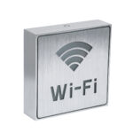 GloboStar® SENSATI 75657 Φωτιστικό Τοίχου Ένδειξης Wi-Fi LED 1W AC 220-240V IP20 - Σώμα Αλουμινίου - Μ11 x Π11 x Υ3cm - Μπλε - Image 2