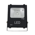 GLOBOSTAR® RGBFLOOD 75600 Προβολέας με IR Ασύρματο Χειριστήριο LED 10W 650lm 120° AC 220-240V Αδιάβροχο IP66 Πολύχρωμο RGB Dimmable - Μαύρο Ματ - Μ11 x Π4 x Υ13.5cm - 2 Χρόνια Εγγύηση - Image 3
