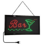 GloboStar® 75690 Φωτιστικό Ταμπέλα LED Σήμανσης BAR WITH COCTAIL με Πρίζα AC 230V Μ48xΠ25xΥ2cm - Image 2