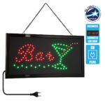 GloboStar® 75690 Φωτιστικό Ταμπέλα LED Σήμανσης BAR WITH COCTAIL με Πρίζα AC 230V Μ48xΠ25xΥ2cm