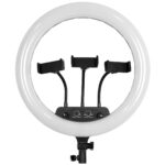 GloboStar® 75804 Professional Digital Ring Light Φ36cm LED SMD 50W 5000lm 180° AC 230V με Καλώδιο Τροφοδοσίας Πρίζας - Ασύρματο Χειριστήριο RF 2.4Ghz Εναλλαγής Χρωμάτων & 3 Βάσεις Τηλεφώνου - Πολύχρωμο RGBW+WW Dimmable - Image 3