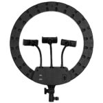 GloboStar® 75804 Professional Digital Ring Light Φ36cm LED SMD 50W 5000lm 180° AC 230V με Καλώδιο Τροφοδοσίας Πρίζας - Ασύρματο Χειριστήριο RF 2.4Ghz Εναλλαγής Χρωμάτων & 3 Βάσεις Τηλεφώνου - Πολύχρωμο RGBW+WW Dimmable - Image 5