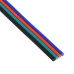 GLOBOSTAR® COLORCABLE 70736 Εύκαμπτο Πλακέ Καλώδιο 4 x 0.25mm² για Ταινία LED RGB IP20 - Πολύχρωμο - Μ100 x Π1 x Υ0.1cm - Image 2