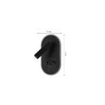 InLight Επιτοίχιο Φωτιστικό LED Μαύρο 3W + 9W – Spot & Backlight με USB & Type-C  (43041-BL) - Image 2