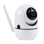 GloboStar® 76078 Table Camera WiFi HD 1080P 3MP 350° Two Way Audio & Motion Detection - Night Vision - Επιτραπέζια Κάμερα WiFi HD 1080P 350° Διπλή Κατέυθυνση Ομιλίας με Ανιχνευτή Κίνησης - Following Face Auto Tracking - Λευκό - Image 2