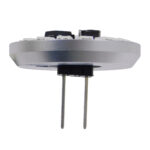 GLOBOSTAR® G4BACK 76109 Λάμπα G4 LED 3W 300lm 120° DC 12-24V IP20 Θερμό Λευκό 2700K Dimmable - Sanan SMD Chip - Back Pin - Μ2.9 x Π2.9 x Υ0.8cm - 2 Χρόνια Εγγύηση - Image 4