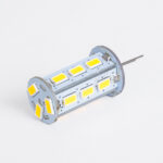 GLOBOSTAR® G4BACK 76133 Λάμπα G4 LED 5W 500lm 320° DC 12-24V IP20 Ψυχρό Λευκό 6000K Dimmable - Sanan SMD Chip - Back Pin - Μ1.8 x Π1.8 x Υ4.3cm - 2 Χρόνια Εγγύηση - Image 3