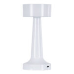 GloboStar® NANNA 76471 Επαναφορτιζόμενο Επιτραπέζιο Φωτιστικό Πορτατίφ LED 1.5W 105lm 120° DC 5V IP44 CCT Ultra Θερμό 1500K - Φυσικό Λευκό 4500K - Ψυχρό Λευκό 6000K Dimmable Λευκό Πλαστικό - Μ9 x Π9 x Υ21cm - 2 Χρόνια Εγγύηση - Image 3