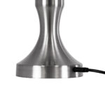 GloboStar® LUNNA 76478 Επαναφορτιζόμενο Επιτραπέζιο Φωτιστικό Πορτατίφ LED 1.5W 105lm 120° DC 5V IP44 CCT Ultra Θερμό 1500K - Φυσικό Λευκό 4500K - Ψυχρό Λευκό 6000K Dimmable Ασημί Πλαστικό - Μ9 x Π9 x Υ23cm - 2 Χρόνια Εγγύηση - Image 6