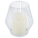 GloboStar® CANDLE 76488 Διακοσμητικό Realistic Κερί με LED Εφέ Κινούμενης Φλόγας - Μπαταρίας 2 x AA (Δεν Συμπεριλαμβάνονται) & Ασύρματο Χειριστήριο IR Θερμό Λευκό 2700K Dimmable Λευκό Φ14 x Υ16cm - Image 2