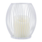 GloboStar® CANDLE 76490 Διακοσμητικό Realistic Κερί με LED Εφέ Κινούμενης Φλόγας - Μπαταρίας 2 x AA (Δεν Συμπεριλαμβάνονται) & Ασύρματο Χειριστήριο IR Θερμό Λευκό 2700K Dimmable Λευκό Φ14 x Υ16cm - Image 3