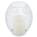 GloboStar® CANDLE 76491 Διακοσμητικό Realistic Κερί με LED Εφέ Κινούμενης Φλόγας - Μπαταρίας 2 x AA (Δεν Συμπεριλαμβάνονται) & Ασύρματο Χειριστήριο IR Θερμό Λευκό 2700K Dimmable Λευκό Φ16 x Υ18cm - Image 2