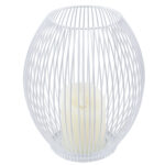 GloboStar® CANDLE 76492 Διακοσμητικό Realistic Κερί με LED Εφέ Κινούμενης Φλόγας - Μπαταρίας 2 x AA (Δεν Συμπεριλαμβάνονται) & Ασύρματο Χειριστήριο IR Θερμό Λευκό 2700K Dimmable Λευκό Φ19 x Υ24cm - Image 2