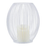 GloboStar® CANDLE 76492 Διακοσμητικό Realistic Κερί με LED Εφέ Κινούμενης Φλόγας - Μπαταρίας 2 x AA (Δεν Συμπεριλαμβάνονται) & Ασύρματο Χειριστήριο IR Θερμό Λευκό 2700K Dimmable Λευκό Φ19 x Υ24cm - Image 3
