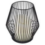 GloboStar® CANDLE 76493 Διακοσμητικό Realistic Κερί με LED Εφέ Κινούμενης Φλόγας - Μπαταρίας 2 x AA (Δεν Συμπεριλαμβάνονται) & Ασύρματο Χειριστήριο IR Θερμό Λευκό 2700K Dimmable Μαύρο Φ14 x Υ16cm - Image 2