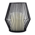 GloboStar® CANDLE 76493 Διακοσμητικό Realistic Κερί με LED Εφέ Κινούμενης Φλόγας - Μπαταρίας 2 x AA (Δεν Συμπεριλαμβάνονται) & Ασύρματο Χειριστήριο IR Θερμό Λευκό 2700K Dimmable Μαύρο Φ14 x Υ16cm - Image 3