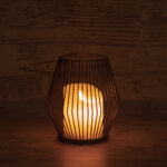 GloboStar® CANDLE 76493 Διακοσμητικό Realistic Κερί με LED Εφέ Κινούμενης Φλόγας - Μπαταρίας 2 x AA (Δεν Συμπεριλαμβάνονται) & Ασύρματο Χειριστήριο IR Θερμό Λευκό 2700K Dimmable Μαύρο Φ14 x Υ16cm - Image 6