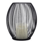 GloboStar® CANDLE 76497 Διακοσμητικό Realistic Κερί με LED Εφέ Κινούμενης Φλόγας - Μπαταρίας 2 x AA (Δεν Συμπεριλαμβάνονται) & Ασύρματο Χειριστήριο IR Θερμό Λευκό 2700K Dimmable Μαύρο Φ19 x Υ24cm - Image 3
