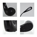 GLOBOSTAR® TEBLARO 76501 Μοντέρνο Επιτραπέζιο Φωτιστικό Γραφείου LED 2.8W 550lm 90° DC 5V με USB-C με Επαναφορτιζόμενη Μπαταρία Li-ion 3.7V 1x18650 1800mAh IP20 Φυσικό Λευκό 4500K - Sanan SMD Chip - Μαύρο - Μ15.5 x Π7.5 x Υ44.5cm - 2 Χρόνια Εγγύηση - Image 5