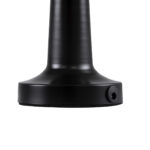 GloboStar® BELLA 76503 Επαναφορτιζόμενο Επιτραπέζιο Φωτιστικό Πορτατίφ LED 1.5W 105lm 120° DC 5V IP44 Θερμό Λευκό 2700K Dimmable Μαύρο Αλουμίνιο - Μ9 x Π9 x Υ21cm - 2 Xρόνια Εγγύηση - Image 6