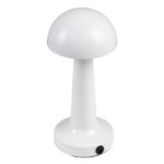 GloboStar® COCO 76508 Επαναφορτιζόμενο Επιτραπέζιο Φωτιστικό Πορτατίφ LED 1.5W 105lm 120° DC 5V IP44 Θερμό Λευκό 2700K Dimmable Λευκό Αλουμίνιο - Μ10 x Π10 x Υ22cm - 2 Xρόνια Εγγύηση - Image 5